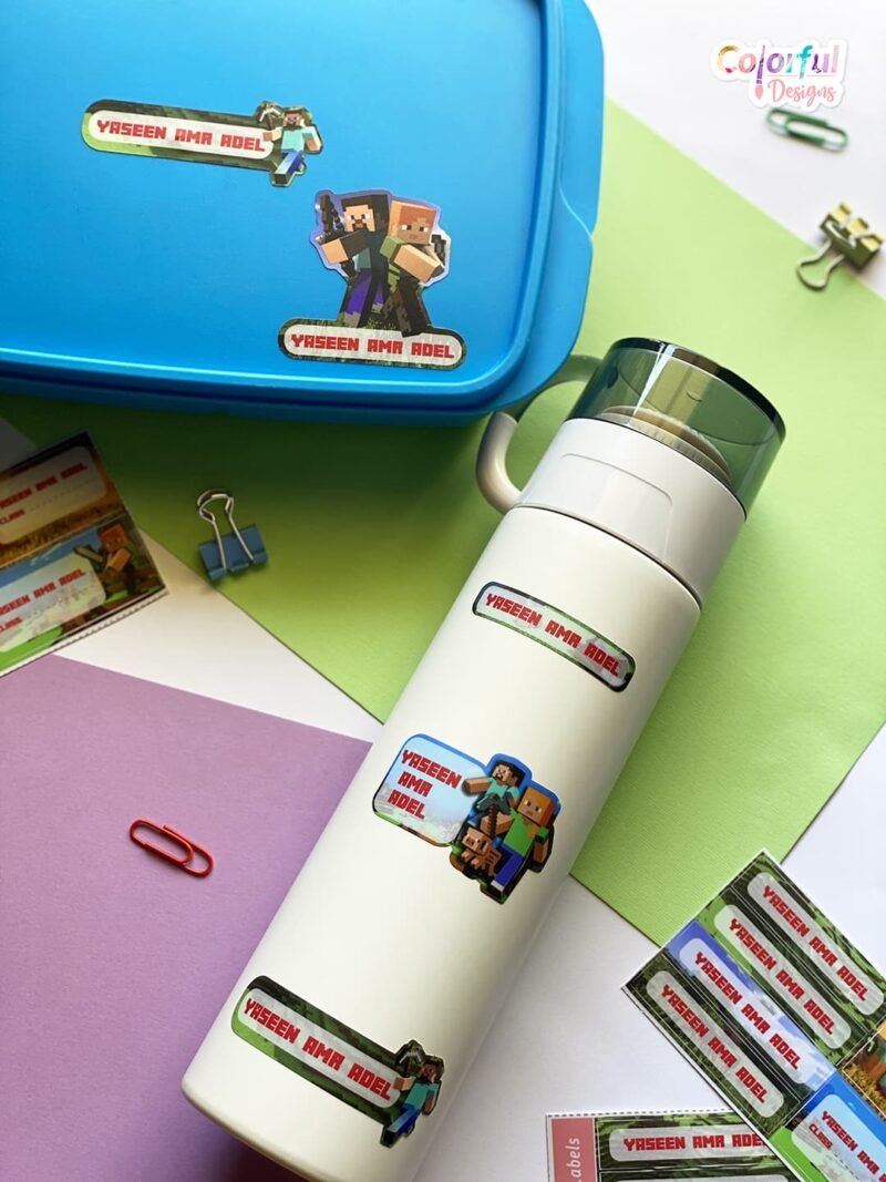 Minecraft Subject Labes Minecraft - Colorful Designs