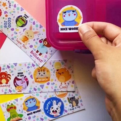 Alternative view of Cute animals reward stickers