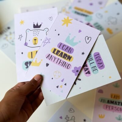 Alternative view of Doodle motivation cards
