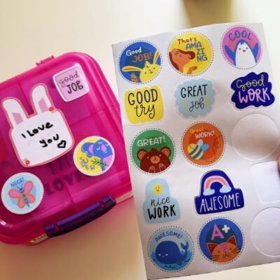 Alternative view of Doodle reward stickers