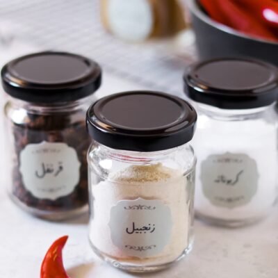 Alternative view of Jar 150ml - Black lid - 4 pcs