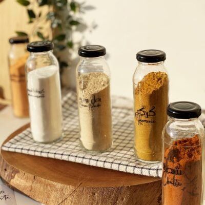 Alternative view of Jar 250ml - Black lid - 4 pcs