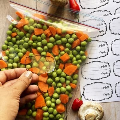 Alternative view of Transparent Fridge tag - Arabic