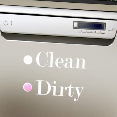 Alternative view of Modern dishwasher - English