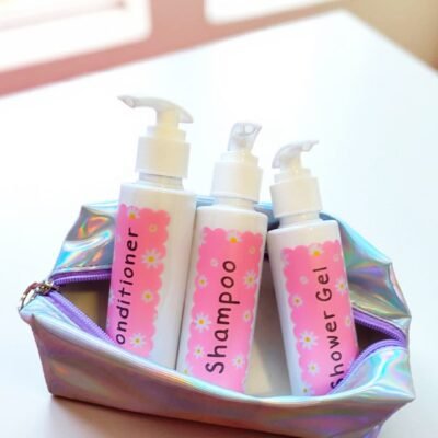 Three bottles labeled 