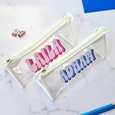 Triangle pencil case