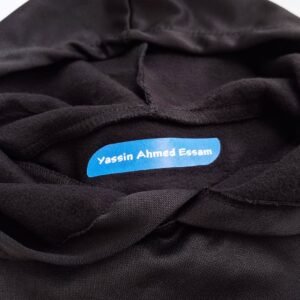 Alternative view of Blue curve iron on