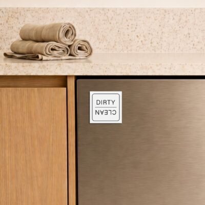 Stainless steel dishwasher with a 